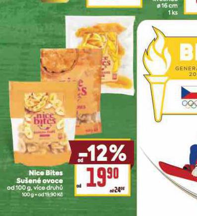 NICE BITES SU�EN� OVOCE