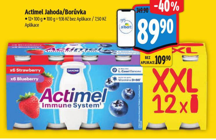 ACTIMEL JAHODA / BOR�VKA