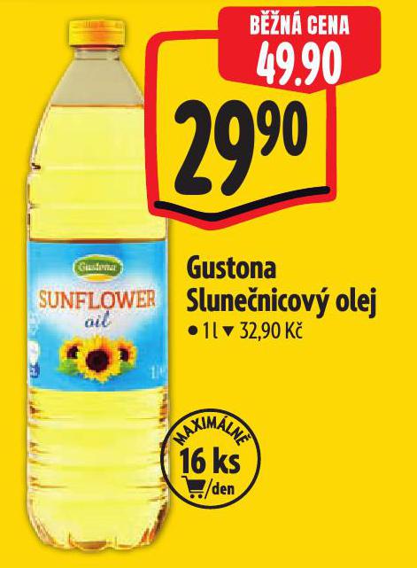 GUSTONA SLUNE�NICOV� OLEJ
