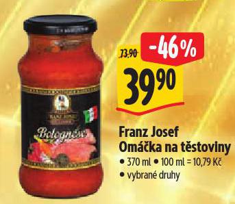 FRANZ JOSEF OM��KA NA T�STOVINY