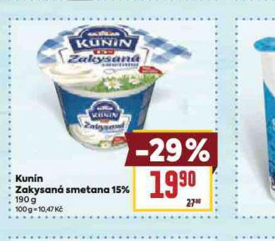KUN�N ZAKYSAN� SMETANA 15%