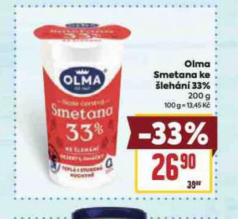 OLMA SMETANA KE �LEH�N� 33%