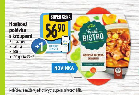 HOUBOV� POL�VKA S KROUPAMI