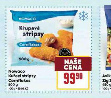 NOWACO KU�EC� STRIPSY CORNFLAKES