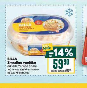 BILLA ZMRZLINA VANI�KA