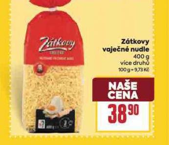 Z�TKOVY VAJE�N� NUDLE