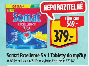 SOMAT TABLETY DO MY�KY