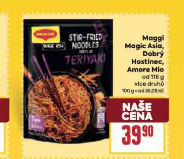 MAGGI MAGIC ASIA, DOBR� HOSTINEC AMORE MIO