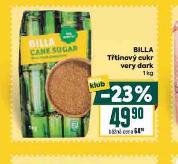 BILLA T�TINOV� CUKR VERY DARK