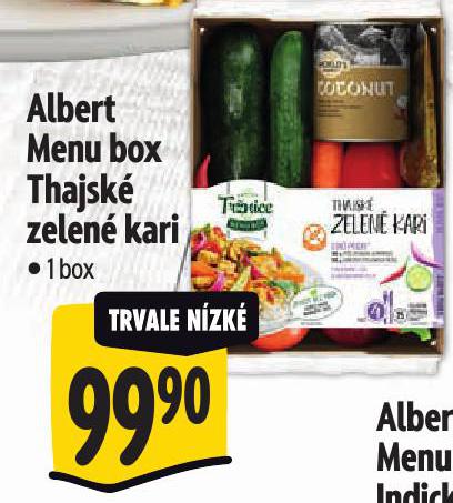 MENU BOX THAJSK� ZELEN� KARI