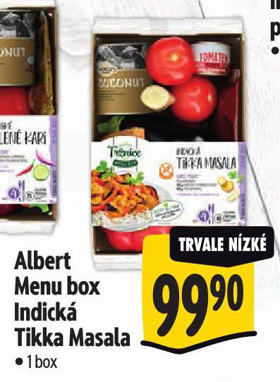 MENU BOX INDICK� TIKKA MASALA