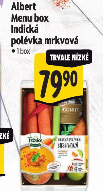 MENU BOX INDICK� POL�VKA MRKVOV�