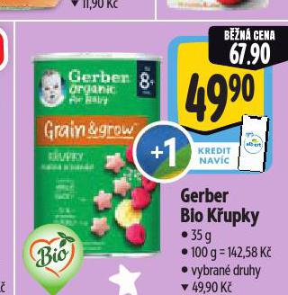 GERBER BIO K�UPKY