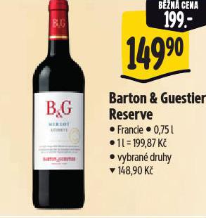 BARTON & GUESTIER RESERVE