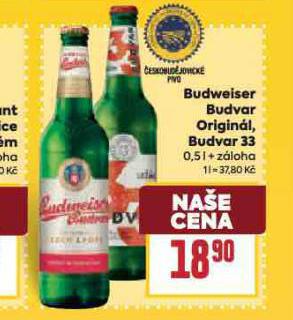 PIVO BUDVAR 33