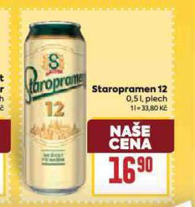 PIVO STAROPRAMEN 12