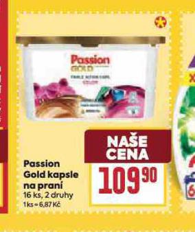 PASSION GOLD KAPSLE NA PRAN�