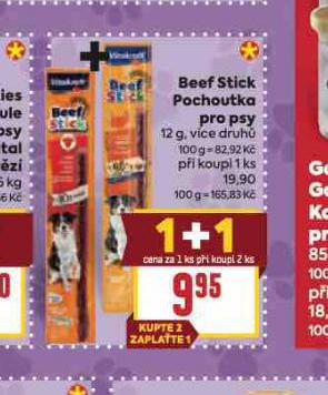 BEEF STICK POCHOUTKA PRO PSY