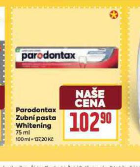 PARODONTAX ZUBN� PASTA WHITENING