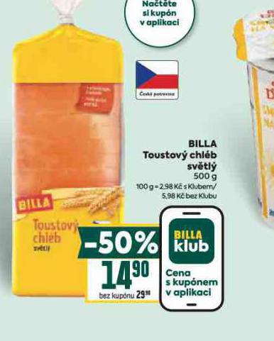 BILLA TOUSTOV� CHL�B SV�TL�
