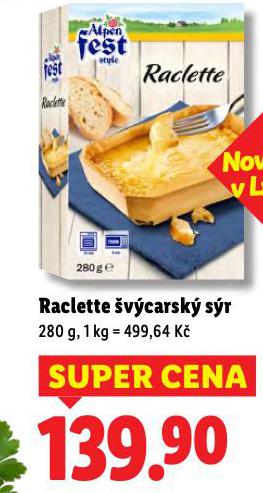 RACLETTE �V�CARSK� S�R