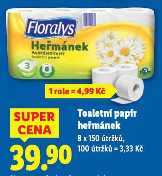 FLORALYS TOALETN� PAP�R