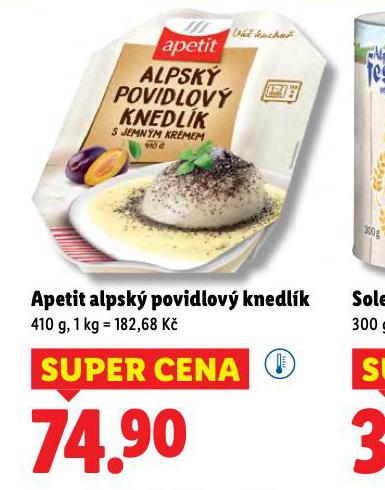 APETIT ALPSK� POVIDLOV� KNEDL�K