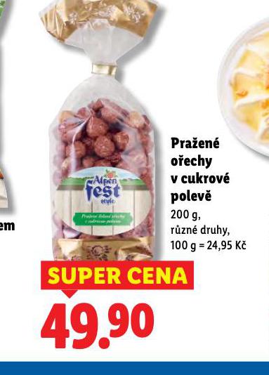 PRAŽENÉ OŘECHY V CUKROVÉ POLEVĚ