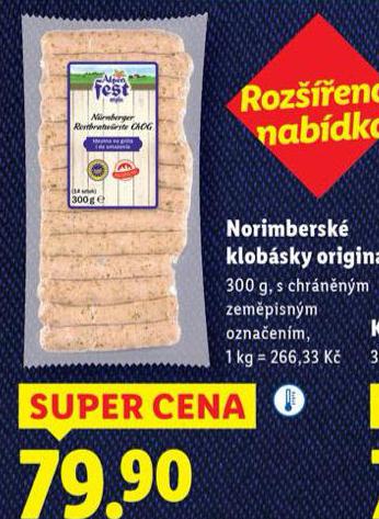 NORIMBERSK� KLOB�SKY ORIGIN�L