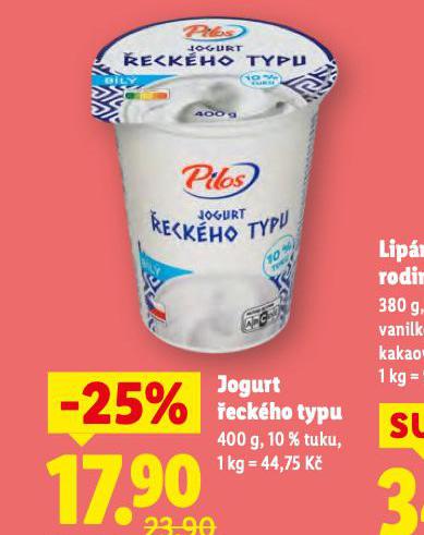 JOGURT �ECK�HO TYPU