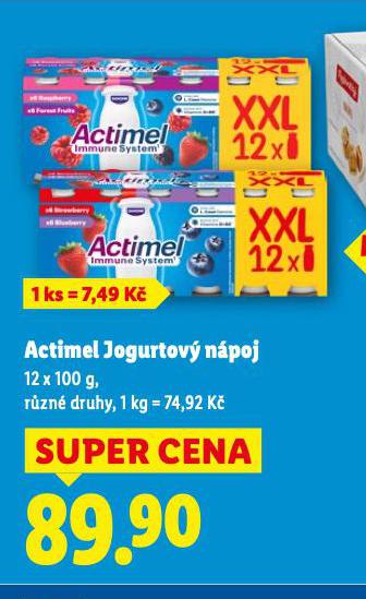 ACTIMEL JOGURTOV� N�POJ