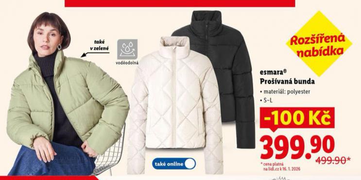 ESMARA PROŠÍVANÁ BUNDA