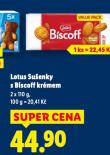 SUŠENKY LOTUS BISCOFF KRÉMEM