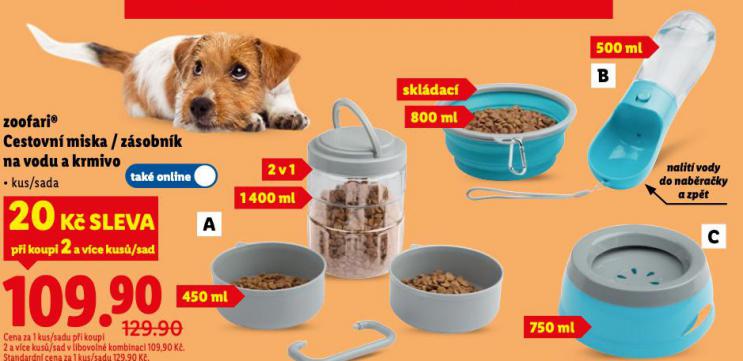 Z�SOBN�K NA VODU A KRMIVO