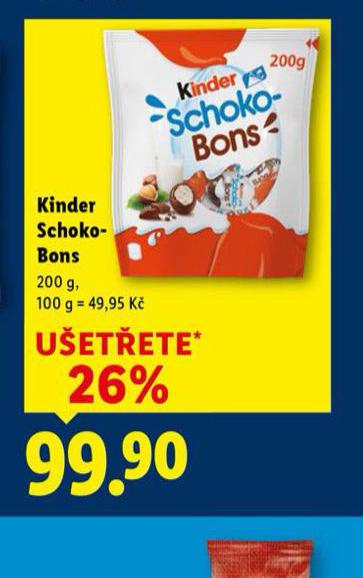 KINDER SCHOKO BONS