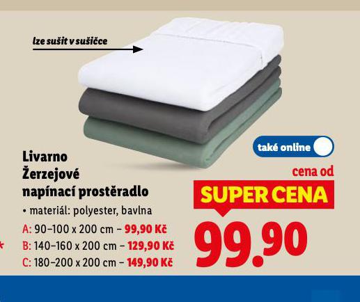 �ERZEJOV� NAP�NAC� PROST�RADLO 90-100 x 200 CM