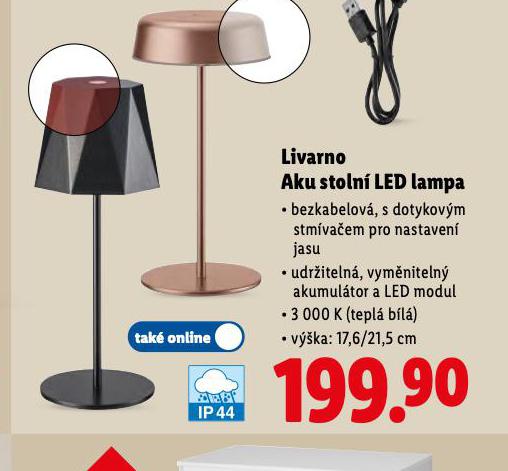 AKU STOLN� LED LAMPA
