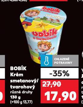 BOB�K TVAROHOV� KR�M