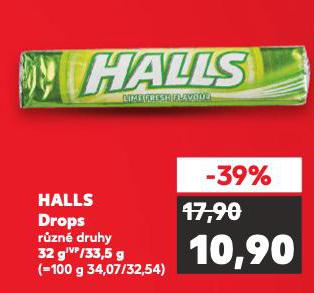 HALLS DROPS