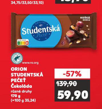 ORION STUDENTSK� PE�E�