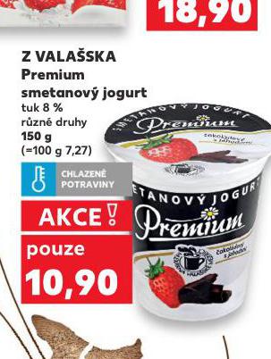 PREMIUM SMETANOV� JOGURT Z VALA�SKA