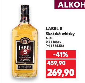 LABEL 5 SKOTSK� WHISKY