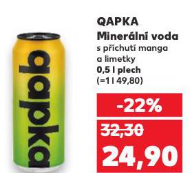 QAPKA MINER�LN� VODA