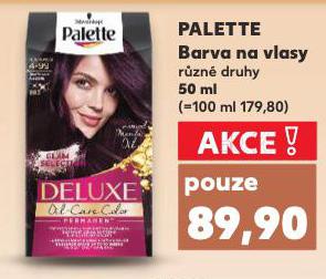 PALETTE BARVA NA VLASY