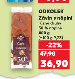 ODKOLEK Z�VIN S N�PLN�