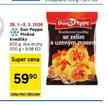 DON PEPPE PLN�N� KNEDL�KY