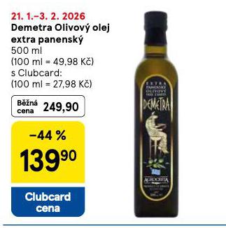 DEMETRA OLIVOV� OLEJ EXTRA PANENSK�