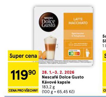 NESCAF� DOLCE GUSTO K�VOV� KAPSLE