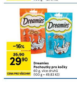 DREAMIES POCHOUTKY PRO KO�KY