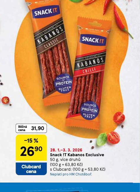 SNACK IT KABANOS EXCLUSIVE